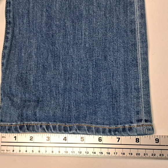 GAP Jeans Women's 4 Perfect Boot Denim 30x31 Low Rise Y2K Grunge Western Blue - Picture 10 of 10